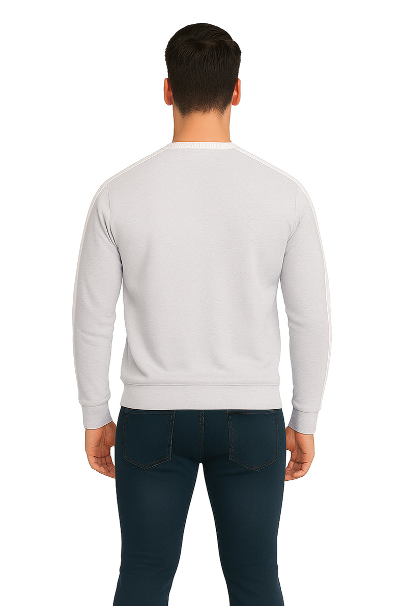 Sudadera Caballero ML / STRONG  JASPE/BLANCO
