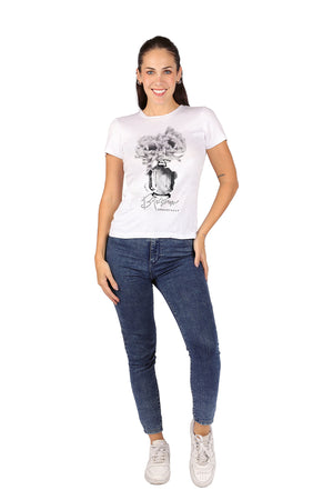 Playera Dama MC / PERFUME FLORES (8923100512479)