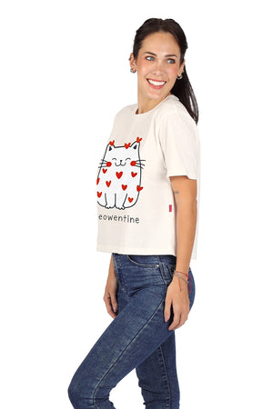 Playera Dama MC / MEOWENTINE (8890459324639)