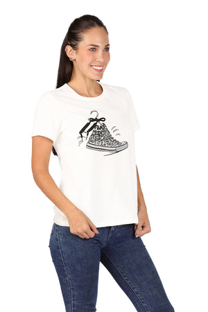 Playera Dama MC / TENIS BRILLOS (8890450542815)