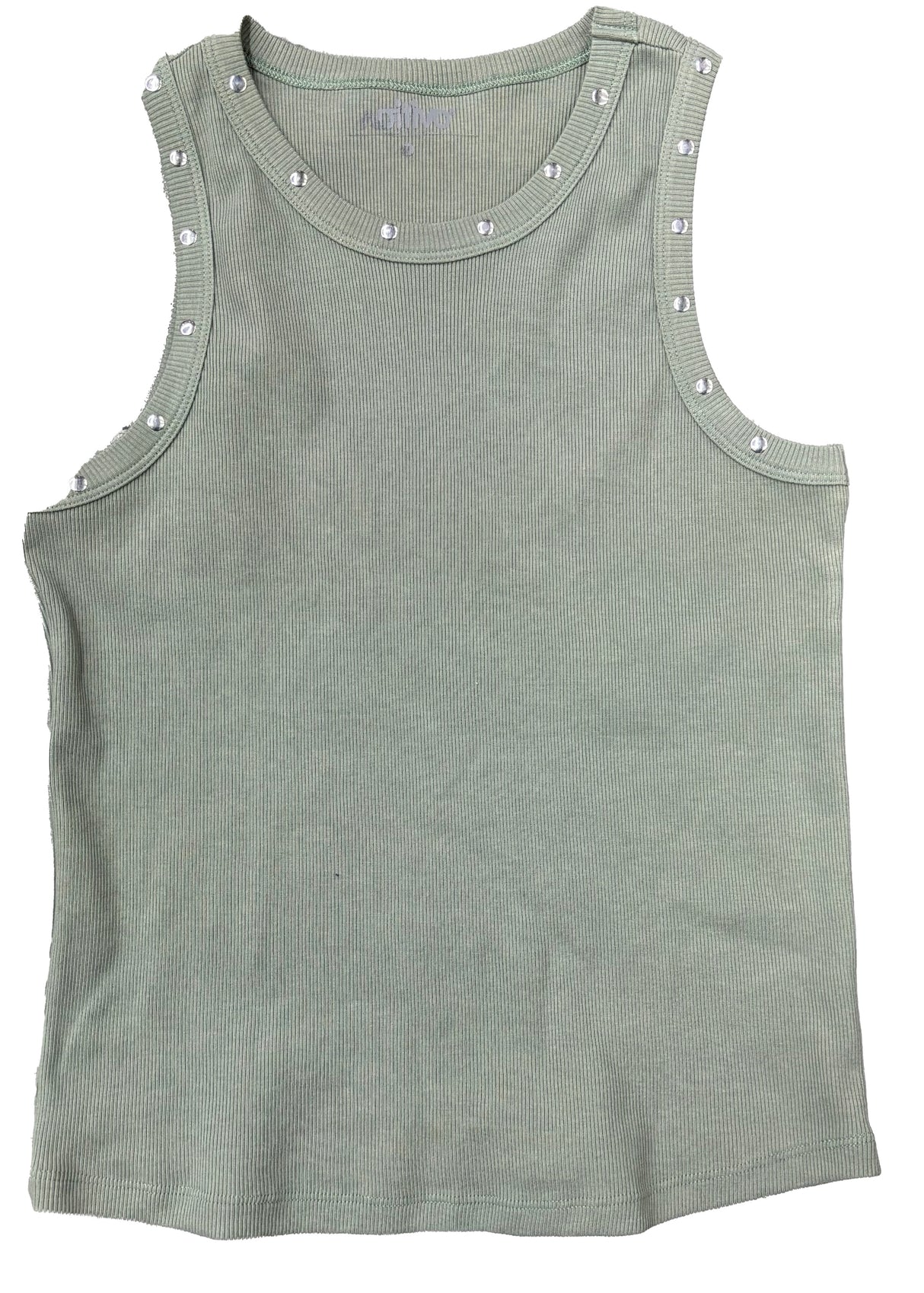 Tank Top Dama / PERLAS  VERDE (8969500328159)