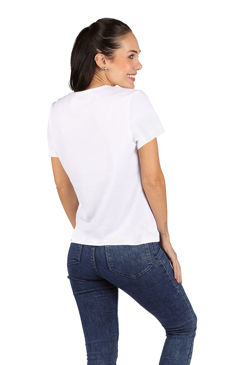 Playera Dama MC / OSO MARTINI BLANCO (9028743168223)