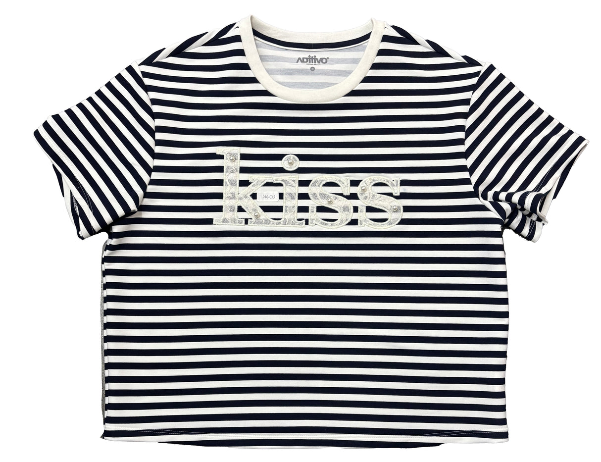 Playera Dama MC / KISS RAYAS MARINO (9028323901663)