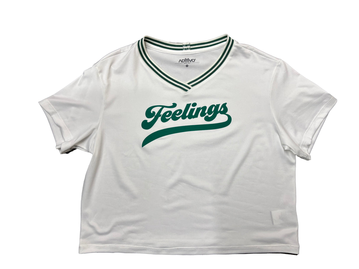 Playera Dama MC / FEELINGS HUESO (9063695909087)