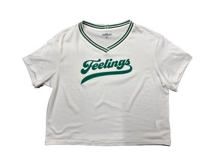 Playera Dama MC / FEELINGS HUESO (9063695909087)