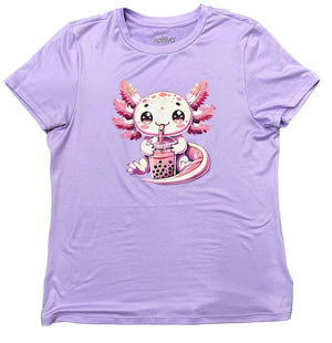 Playera Dama MC / AJOLOTE LILA (9028328227039)
