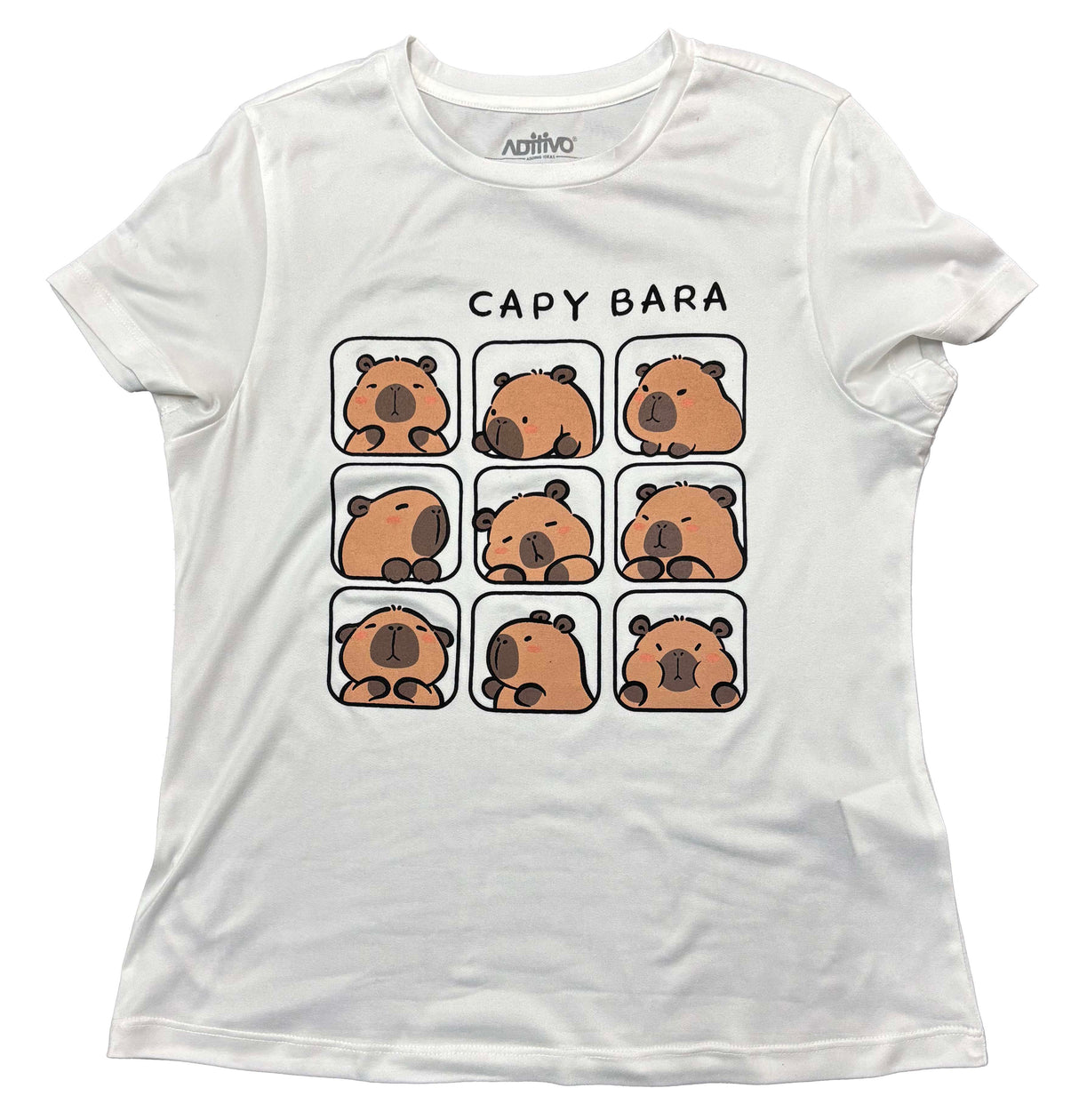 Playera Dama MC / CAPYBARA  HUESO (9063711604959)