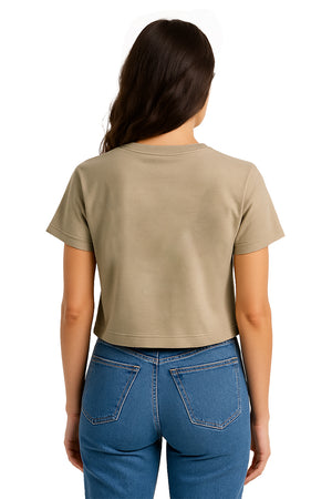 Playera Dama MC / BUTTERFLY KAKI (9096426848479)