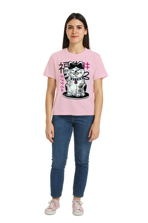 Playera Dama MC / RAMEN CAT (9113634734303)