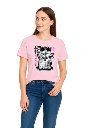Playera Dama MC / RAMEN CAT (9113634734303)