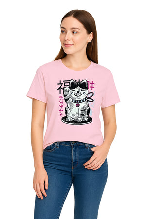 Playera Dama MC / RAMEN CAT (9113634734303)