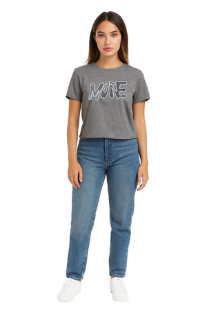 Playera Dama MC / MORE  JASPE