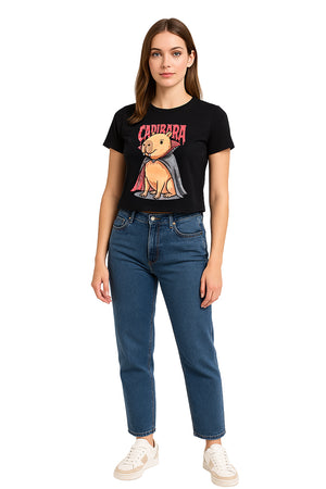 Polo Dama MC / CAPIBARA NEGRO