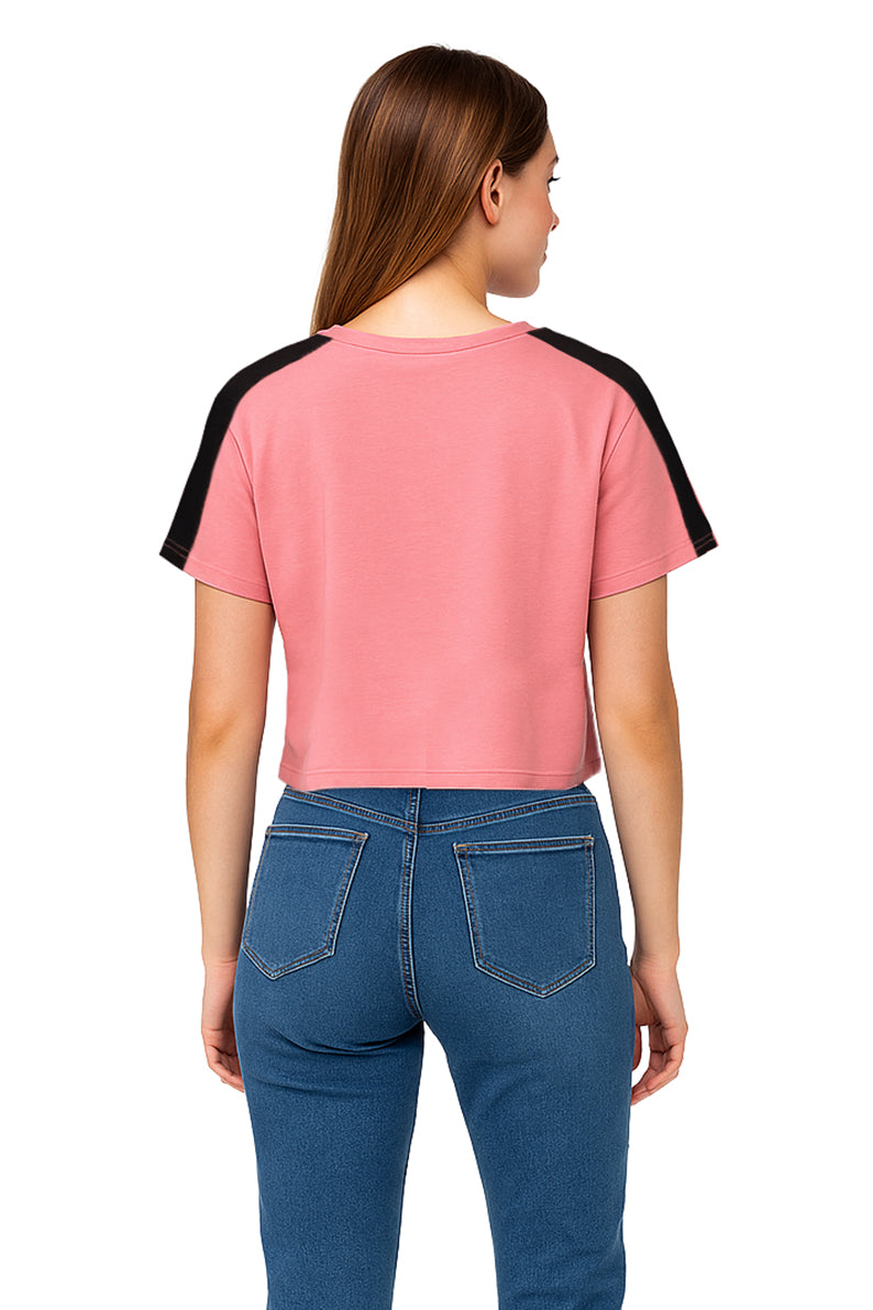 Playera Dama MC / GOOD VIBES DUSTY/NEGRO