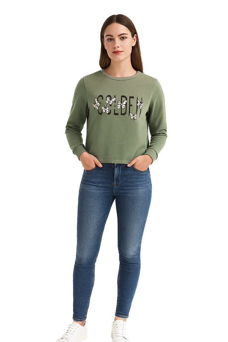 Sudadera Dama ML / GOLDEN OLIVO (9095742783711)