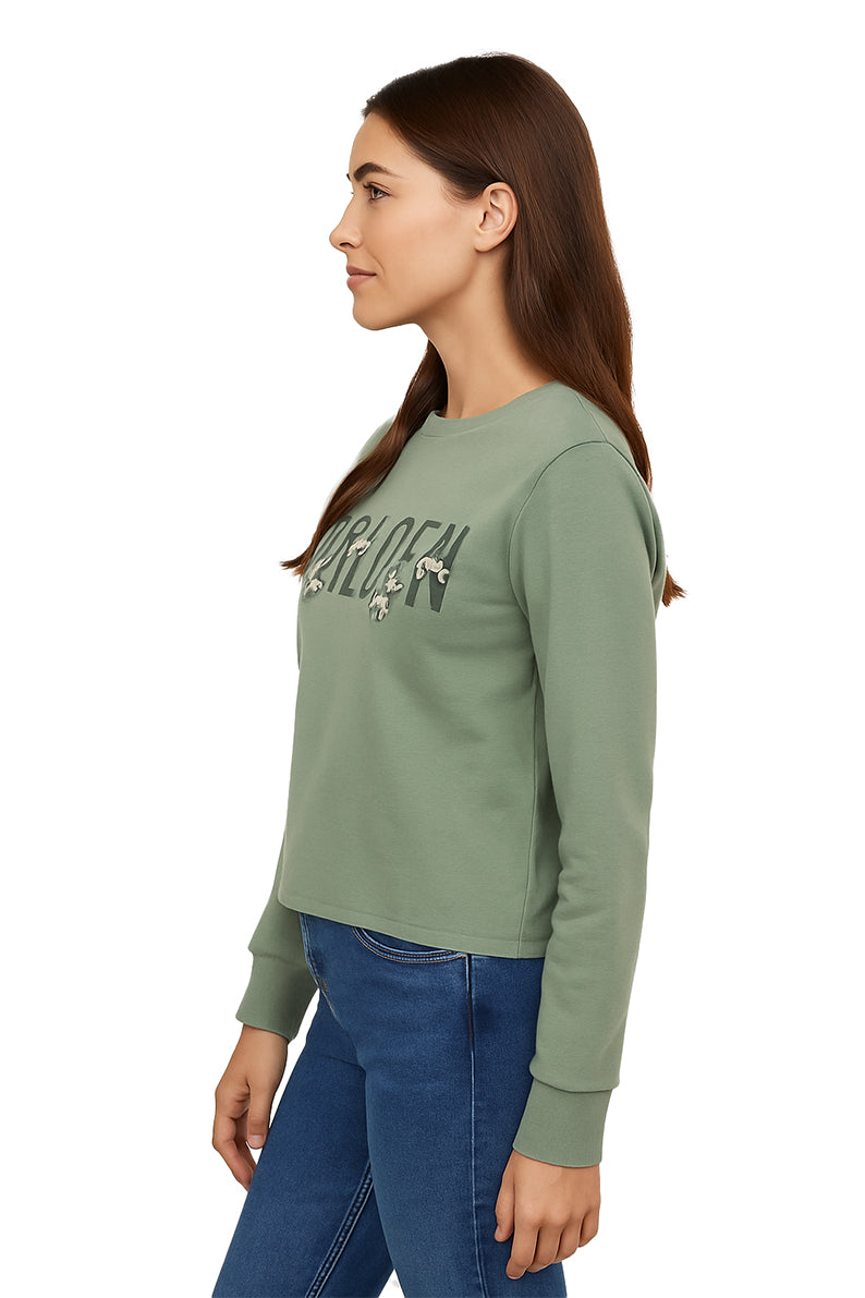 Sudadera Dama ML / GOLDEN OLIVO (9095742783711)