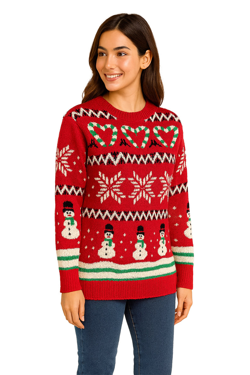 SWETER NAVIDEÑO MUÑECO CUELLO RED ROJO | Aditivo