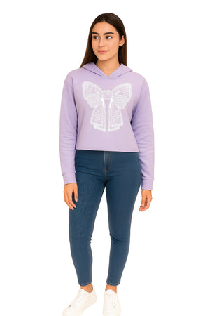 Sudadera Dama ML / MOÑO BORDADO  LIL (9095155908831)