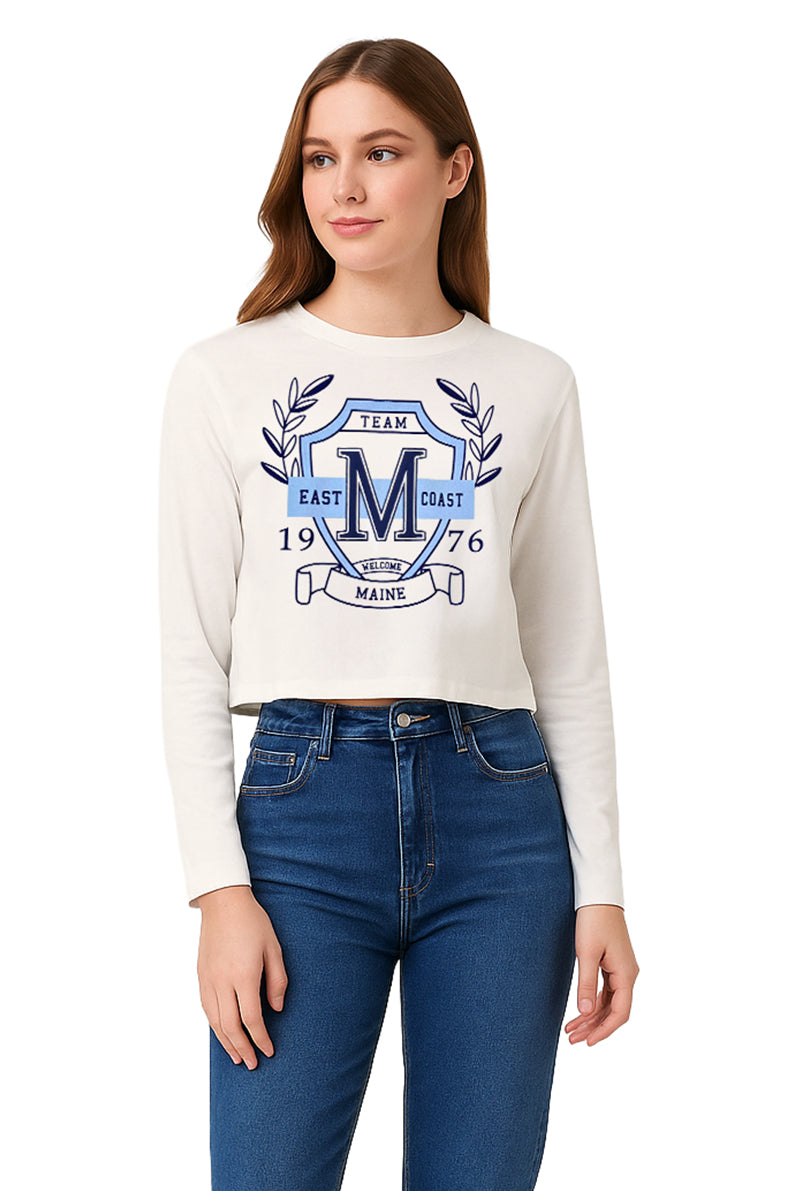 Playera Dama ML / TEAM "M" HUESO