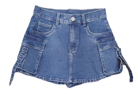 Falda short Dama Mezclilla / CHANNEL INDIGO (8951108468959)