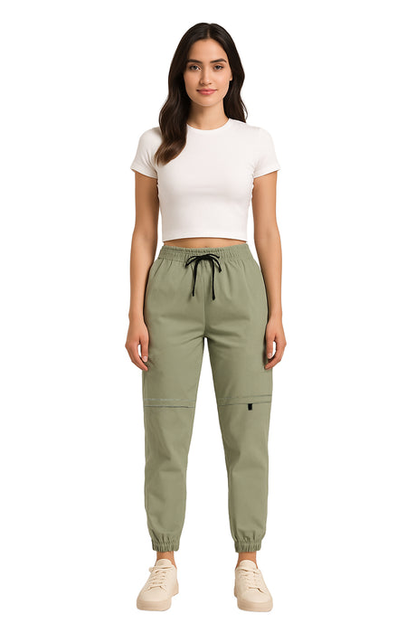 Jogger Dama / CORTE CINTA  VERDE (9136222929119)