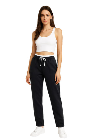 Jogger Dama / DOBLE PRETINA NEGRO/BLANCO