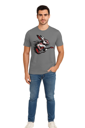 Playera Caballero MC / CONEJO GRIS