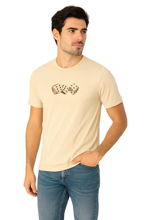 Playera Caballero MC / GAME  HUESO