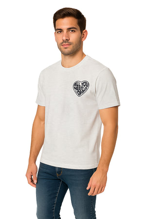 Playera Caballero MC / "ALL YOU NEED IS LOVE" AVENA