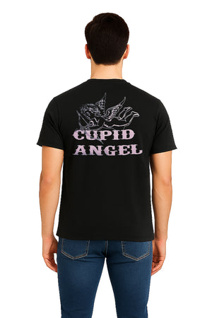 Playera Caballero MC / “ESTUP CUPID” NEGRO