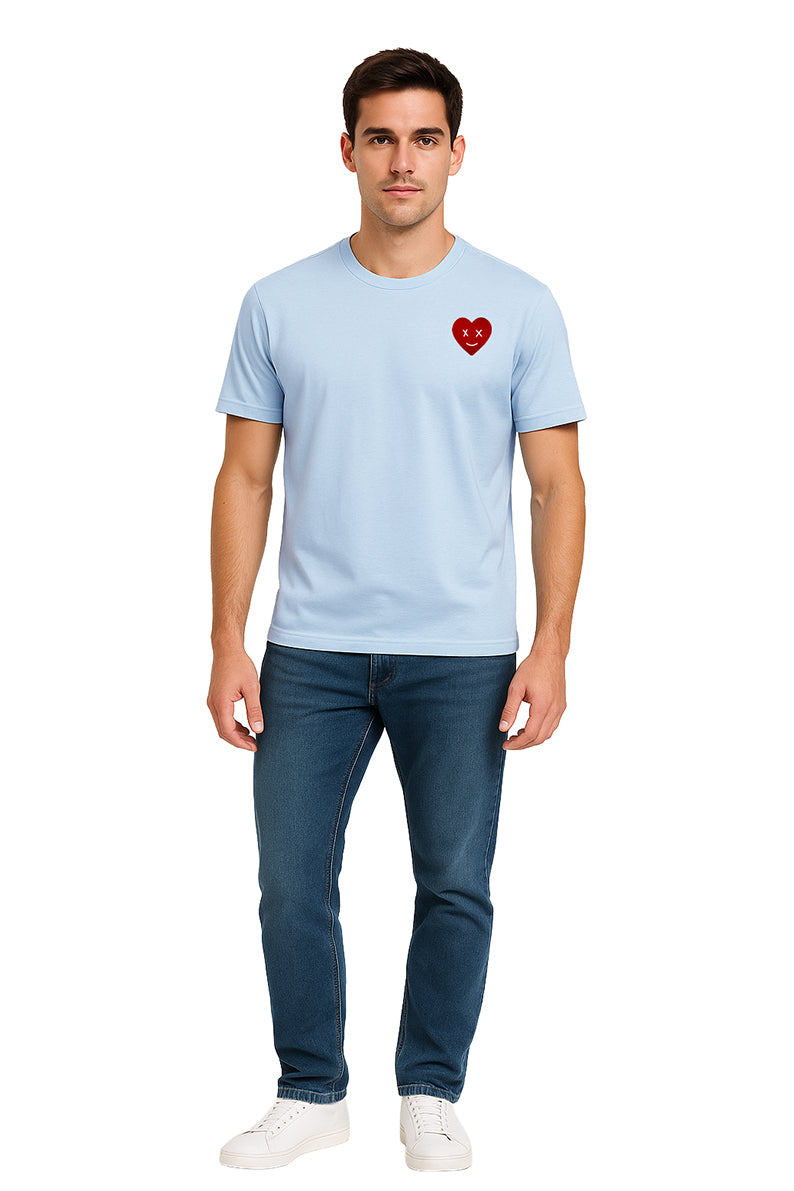 Playera Caballero MC / PERSON AZUL CIELO