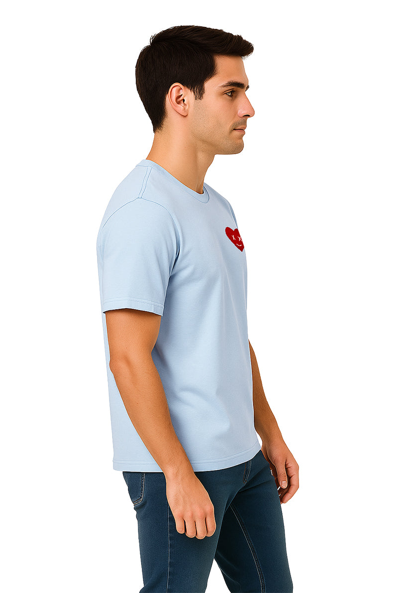 Playera Caballero MC / PERSON AZUL CIELO