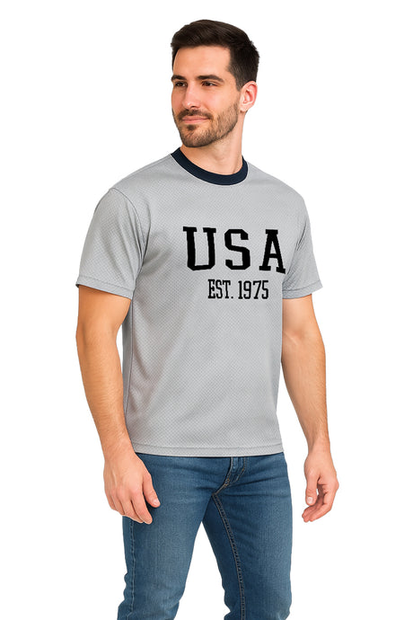 Playera Caballero MC / MANHATTAN  GRIS