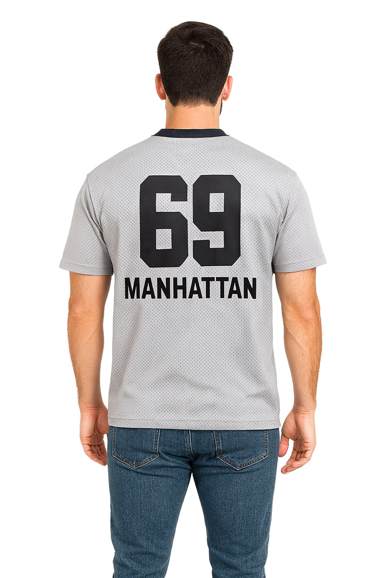 Playera Caballero MC / MANHATTAN  GRIS