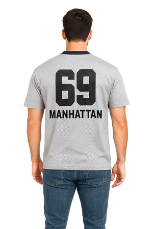 Playera Caballero MC / MANHATTAN  GRIS