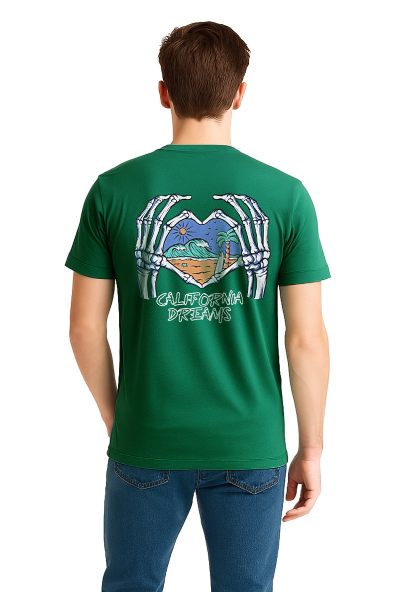 Playera Caballero MC / DREAMS  VERDE