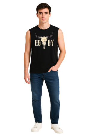 Tank Top Caballero / CUERNOS  NEGRO