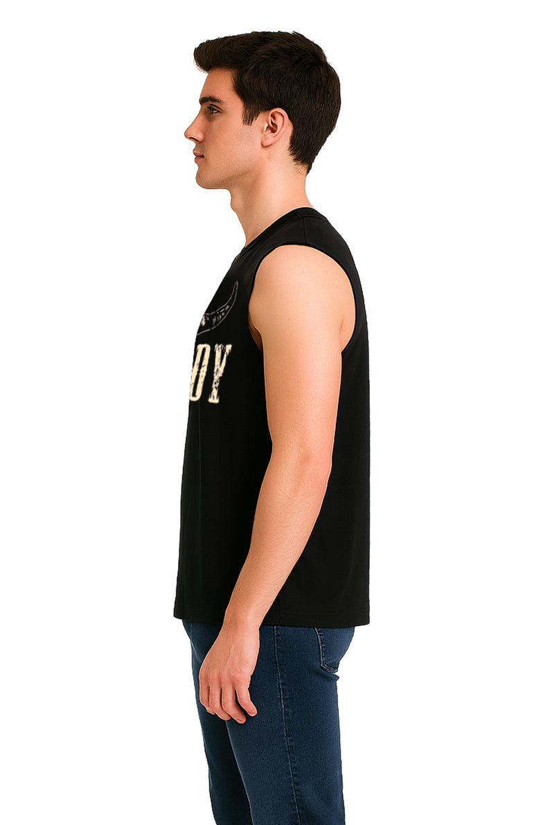 Tank Top Caballero / CUERNOS  NEGRO