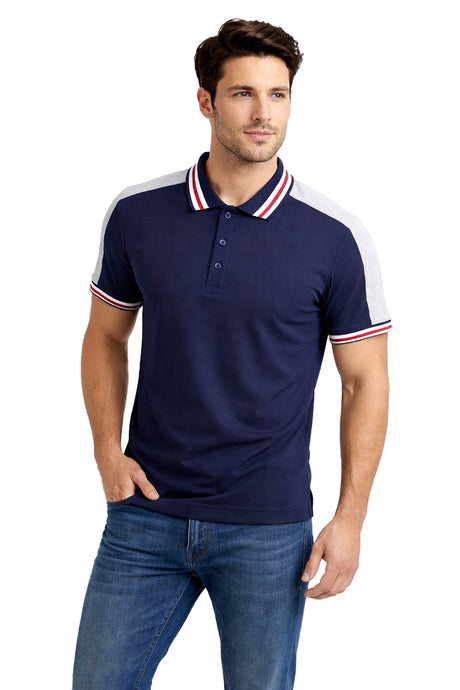 Polo Cortes Hombros Mar