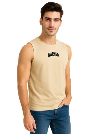 Tank Top Caballero / WARNED  BEIGE