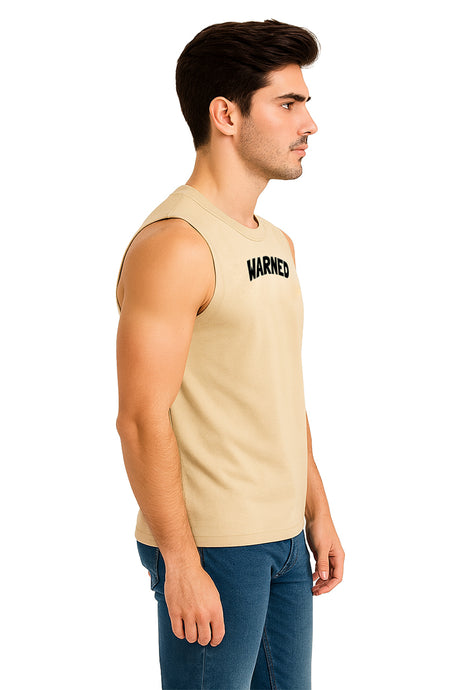 Tank Top Caballero / WARNED  BEIGE