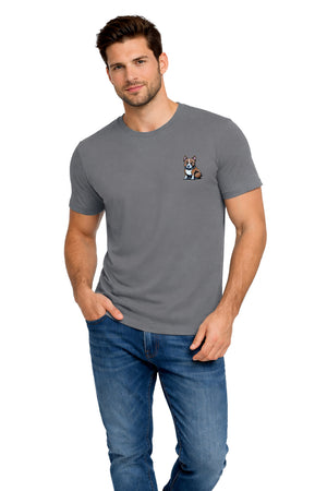 Playera Caballero MC / PERRO BOXER GRIS