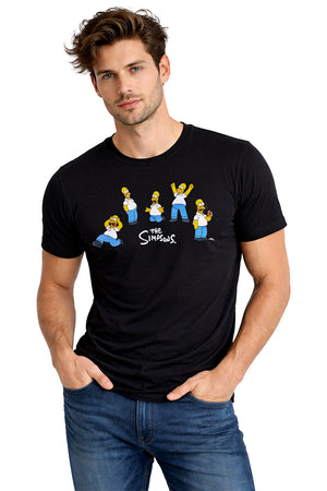 Playera Caballero MC / Var Homero NEGRO