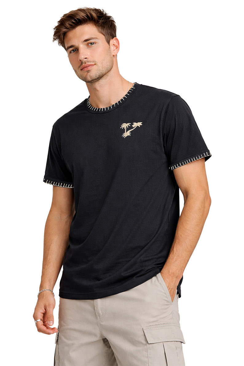 Playera Palmera pespunte