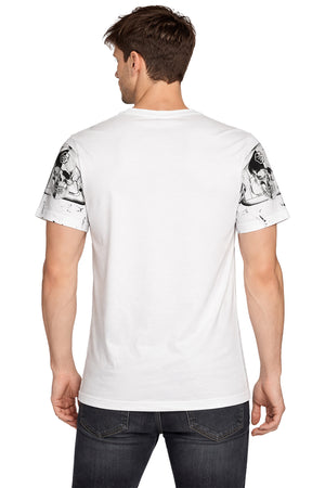 Playera Calavera Brillante
