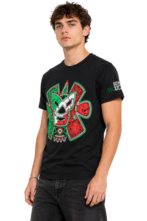 Playera Emblema Tricolor