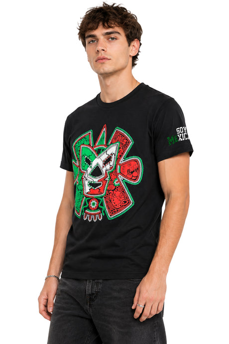 Playera Emblema Tricolor