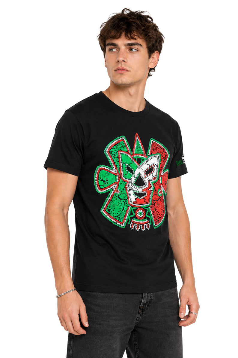 Playera Emblema Tricolor