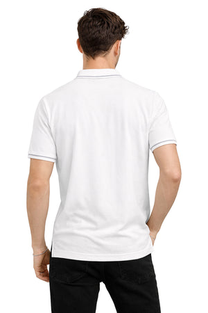 Playera Polo Tejidos puños y cuellos Bla