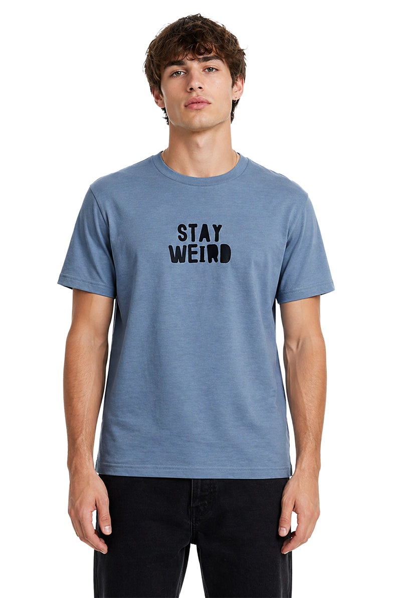 Playera Weird azul
